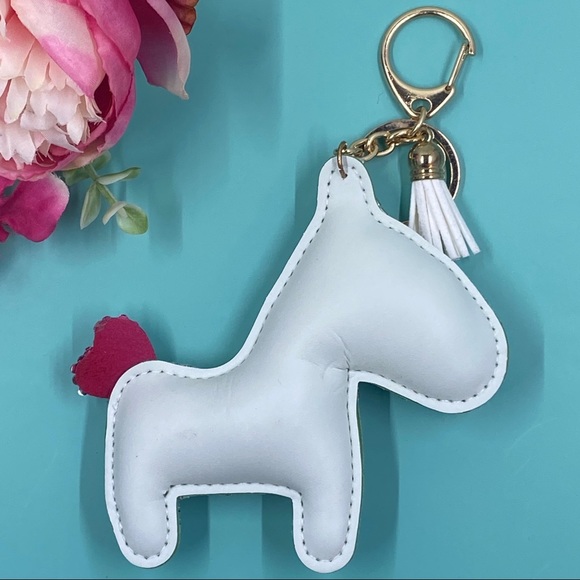✨ Silver✨Lucky Crystal Bling Horse Keychain - Picture 2 of 5